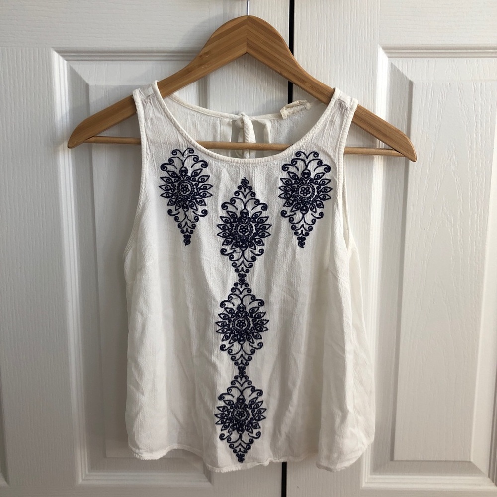 LA Hearts - White Tank Top